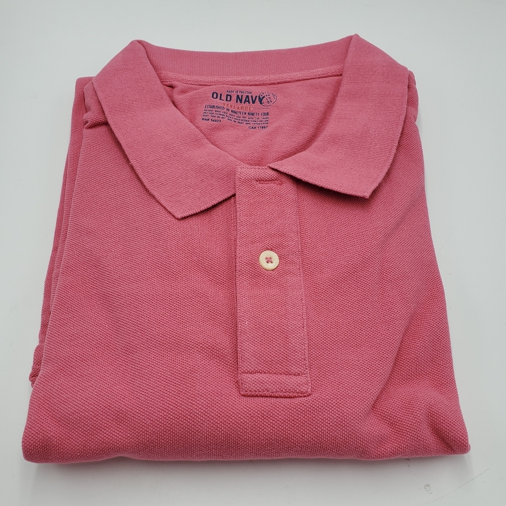 Old Navy Pink Polo Shirt XXXL Mens